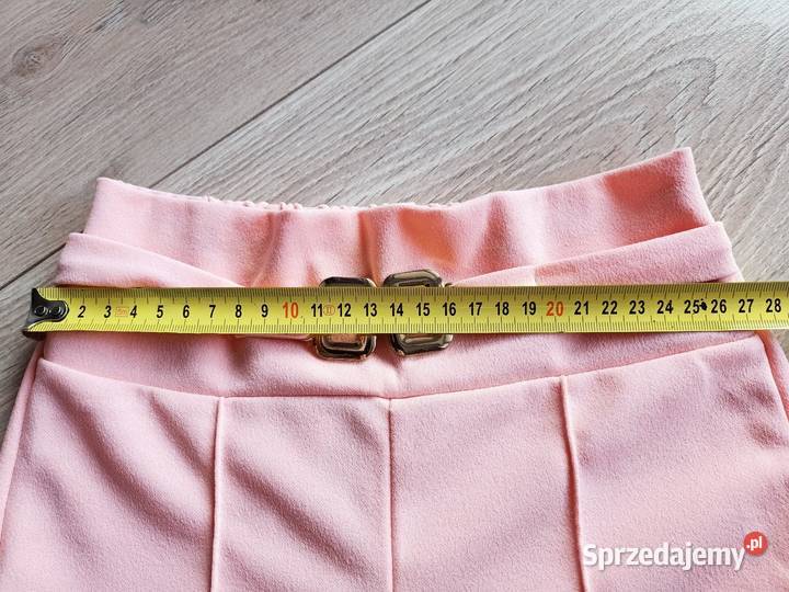 Spodnie dzwony dziecięce różowe 116122