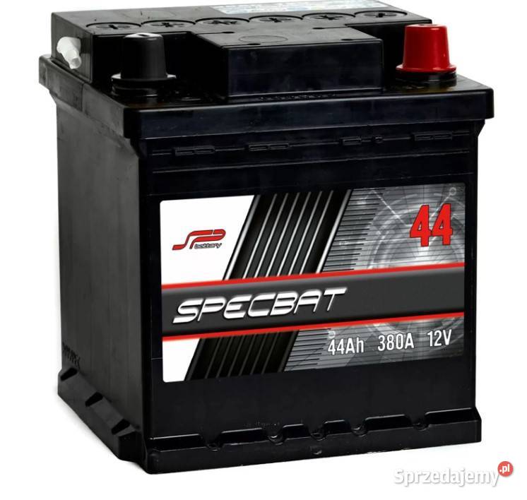 Akumulator SPECBAT 44Ah 380A EN Kostka PRAWY