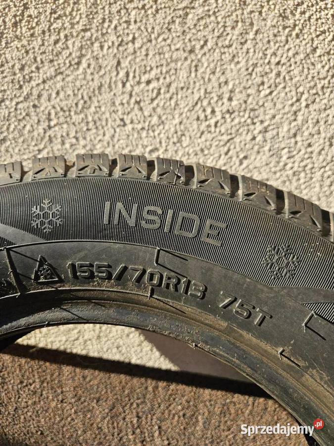 Opony zimowe 15570R13 lubelskie sprzedam