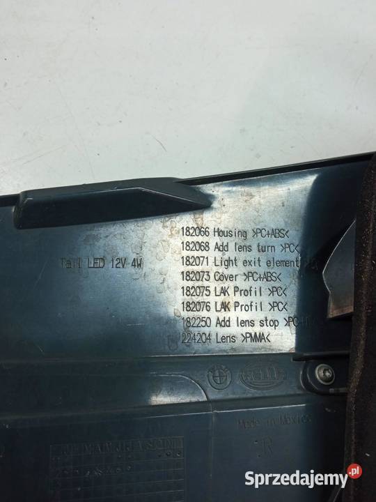 LAMPA TYŁ PRAWA LIFT LCI EUROPA Bmw X6 I Lampy tylne sprzedam