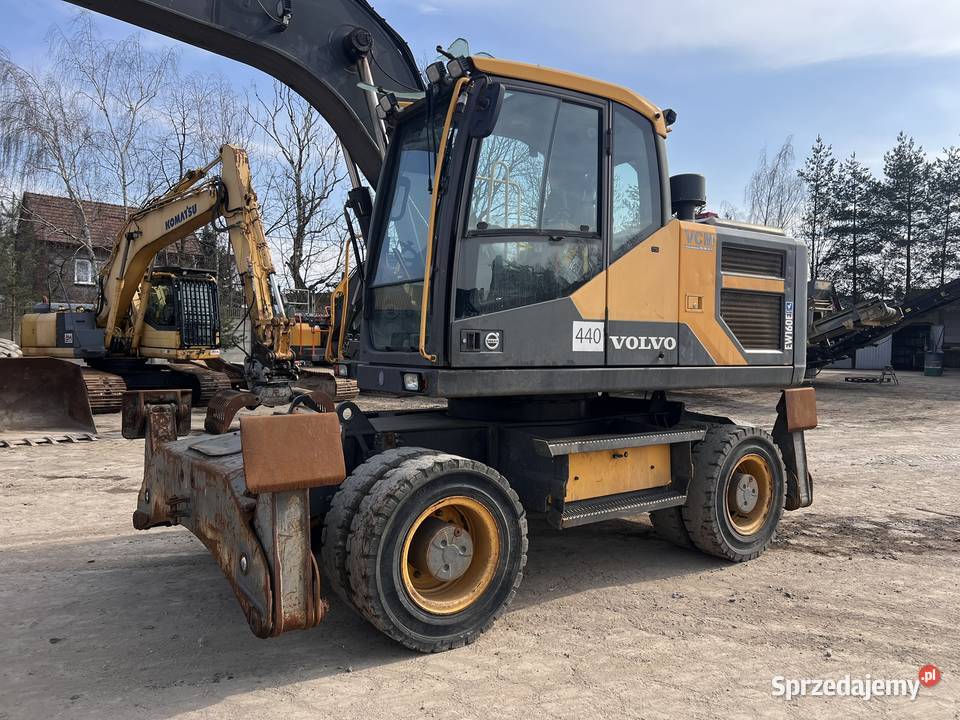 Koparka kołowa Volvo EW160E Zator