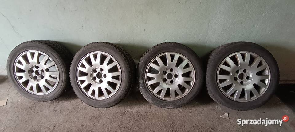 Felgi aluminiowe alufelgi z oponami Volkswagen Koła Chorzów sprzedam
