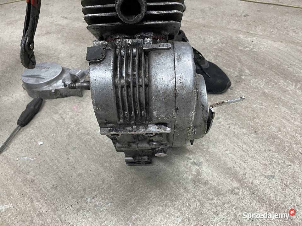 Silnik Simson uszkodzony