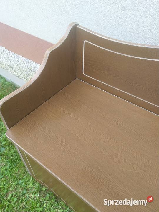 OKAZJA Drewniana Ława Ciężka Siedzisko Ławka Stoły, krzesła, biurka Zabrze