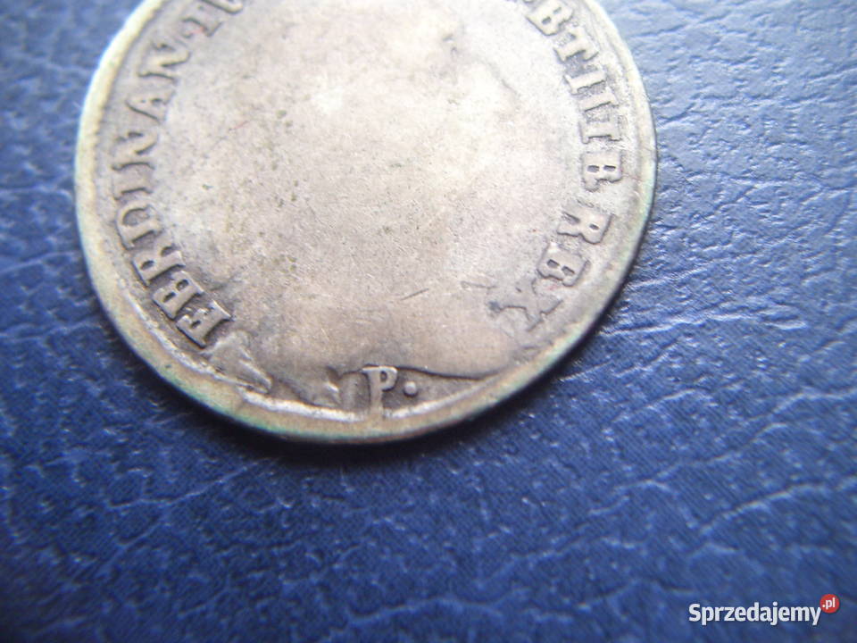 Stare monety 20 grani 1794 Neapol srebro Lesko