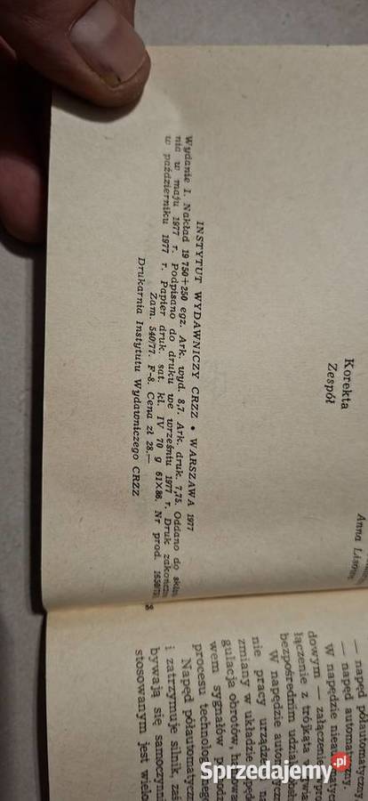 Pierwsze wydanie URZĄDZENIA NAPĘDU ELEKTRYCZNEGO Łęczyca