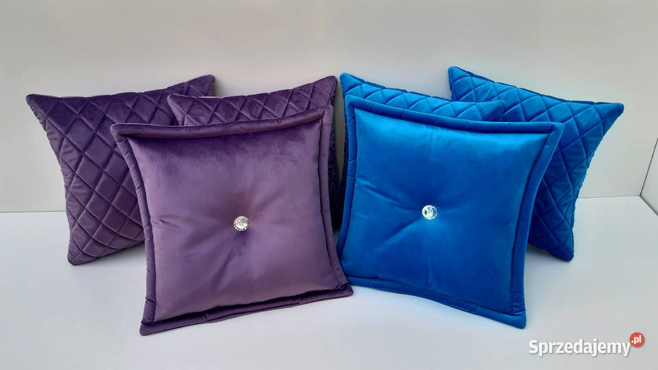 PODUSZKI DEKORACYJNE KOMPLET GLAMOUR VELVET Poznań