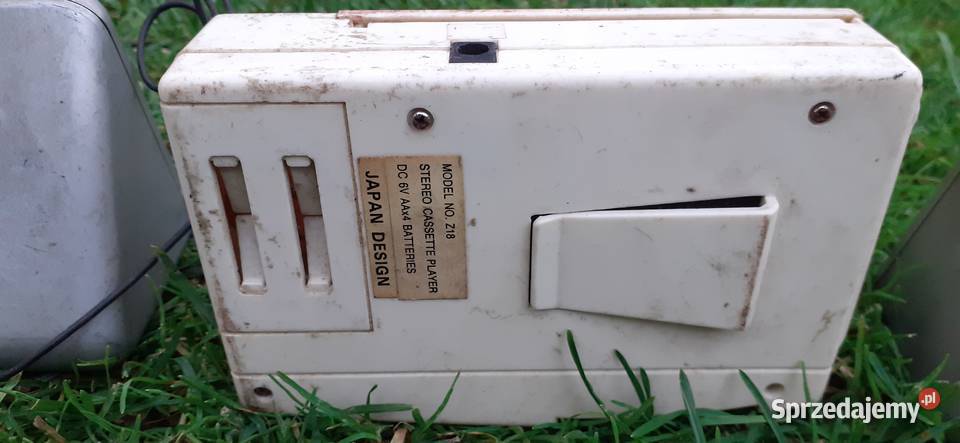 Walkmen głośniki łokmen odtwarzacz kaset Tuszkowo