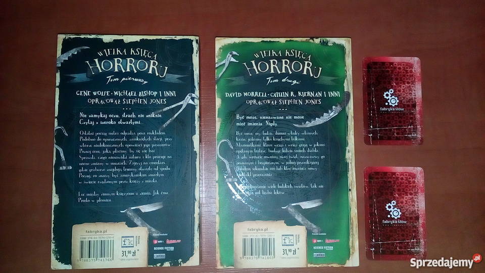 Wielka Księga Horroru tom I i II Poznań