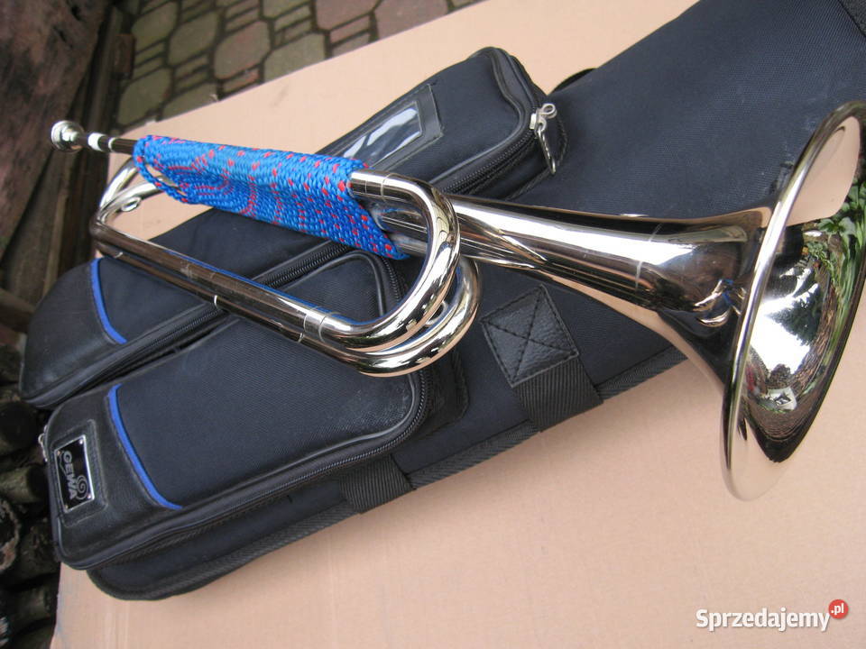 Trąbka z pokrowcem Szczecin sprzedam