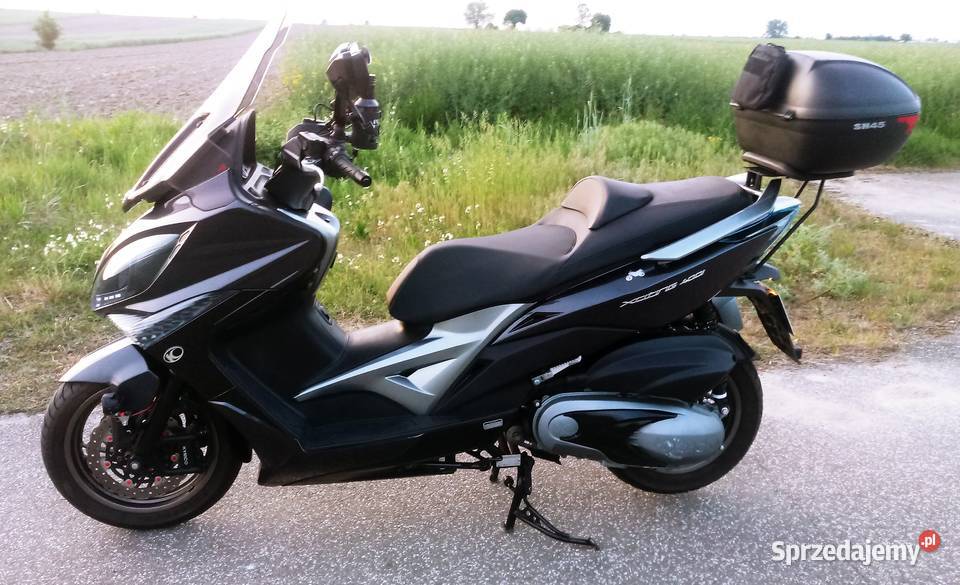 Kymco Xciting 400i 2015r Przebieg 18500 Stan elektryczny starter Sieradz