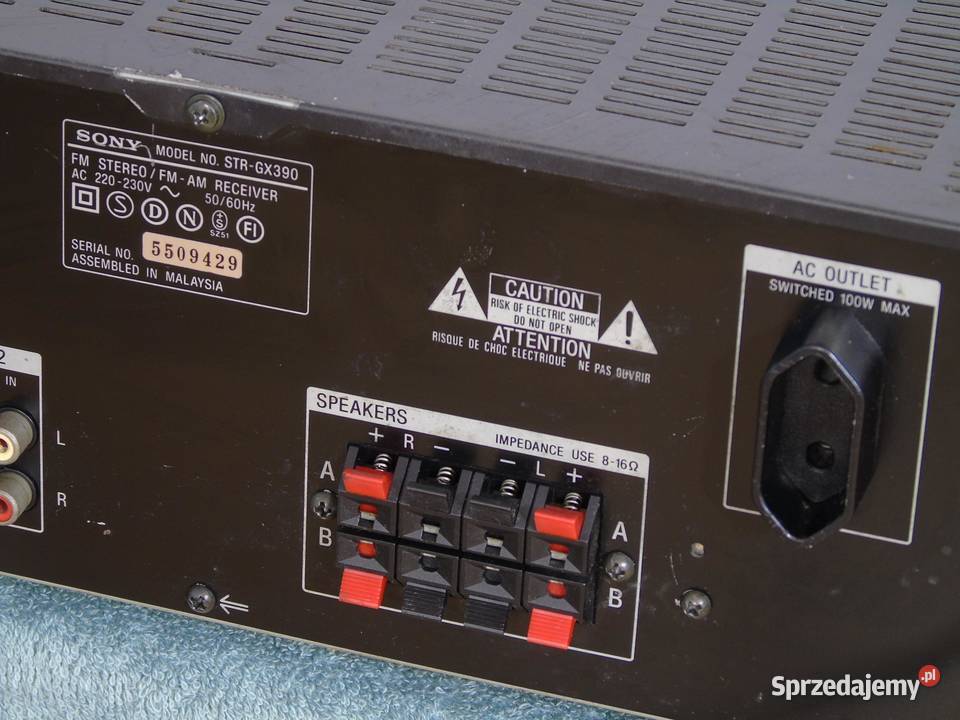 Wzmacniacz z radiem Sony STRGX390 mocny i podkarpackie