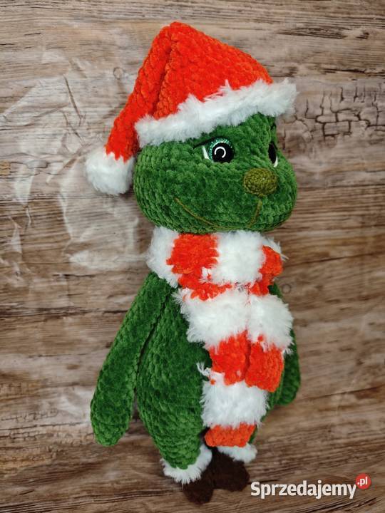 Maskotka Grinch na szydełku Szczecin