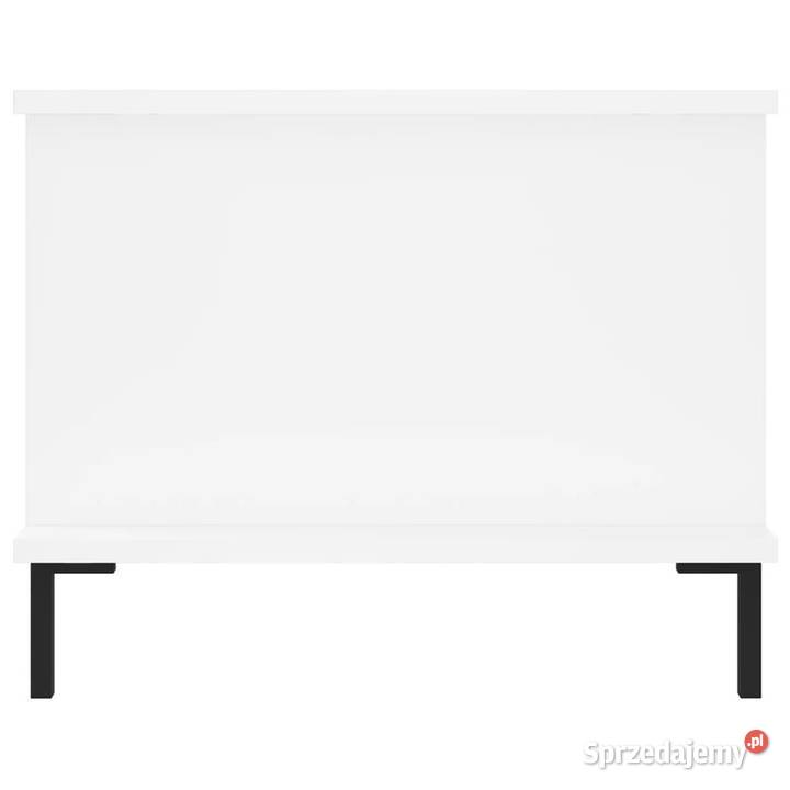 Stolik kawowy biały 90x50x40 materiał Warszawa