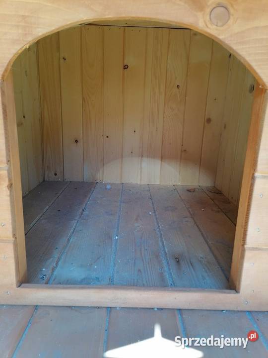 Duża buda psa z tarasem nieużytkowana Grodzisk Mazowiecki