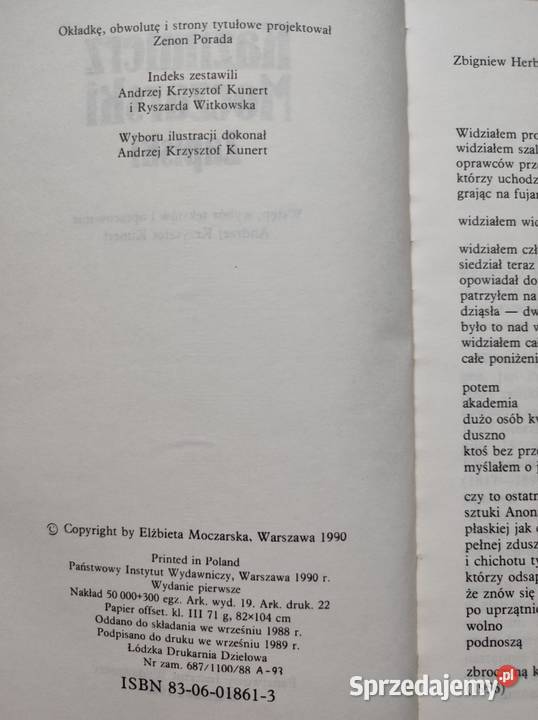 Zapiski Kazimierz Moczarski