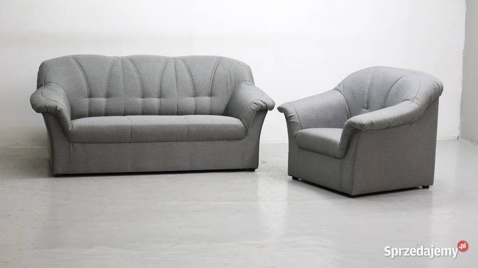 SEO nowy komplet 31 SOFA KANAPA zestaw z szara Meble Poznań
