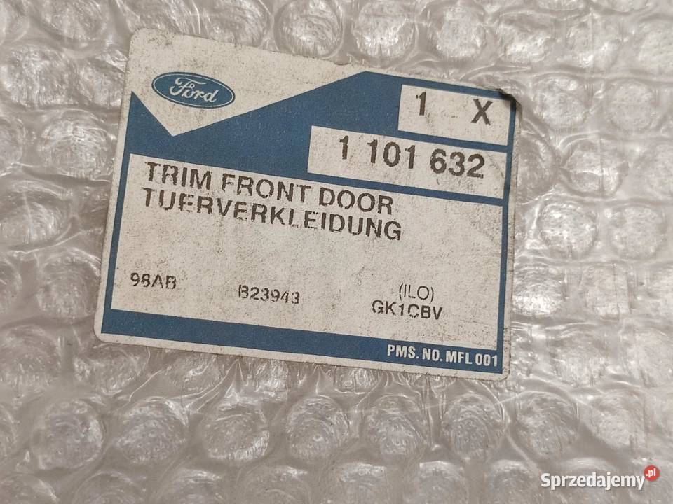 BOCZEK DRZWI LEWY PRZÓD 3D FORD FOCUS MK1 9804