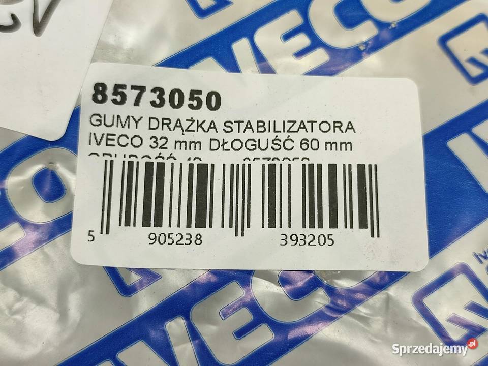 GUMY DRĄŻKA STABILIZATORA IVECO 7914 32x60x40mm