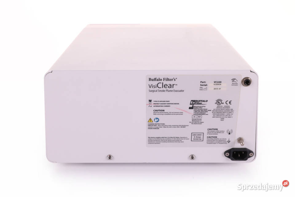 Ewakuator dymu BUFFALO FILTER VISICLEAR VC220