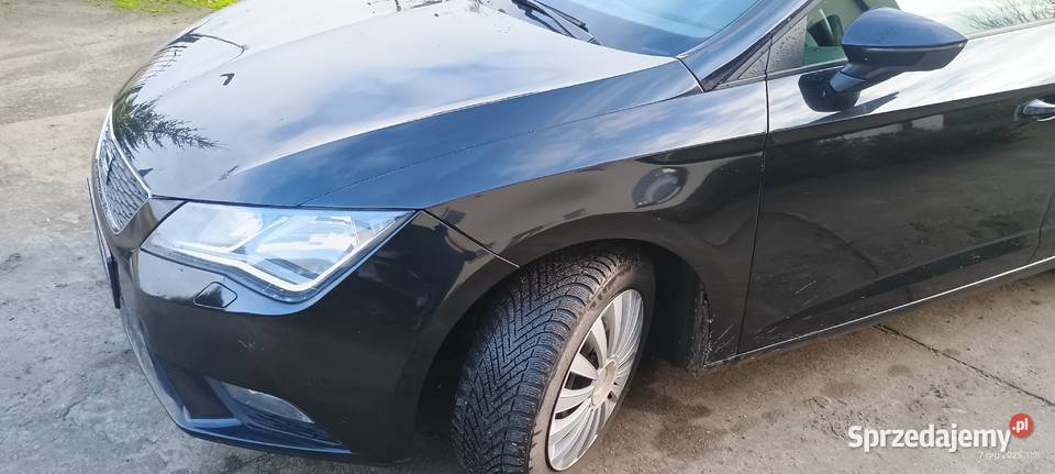 Seat Leon 16 TDI 2016 czarny Strzeżenice