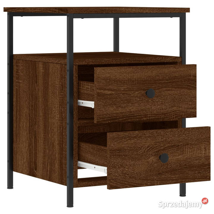 Szafka nocna brązowy dąb 44x45x60 materiał Warszawa