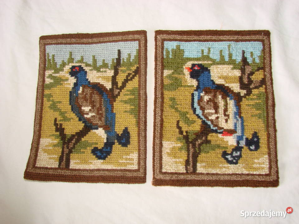 makatka haftowana krzyżykiem Pruszcz Gdański