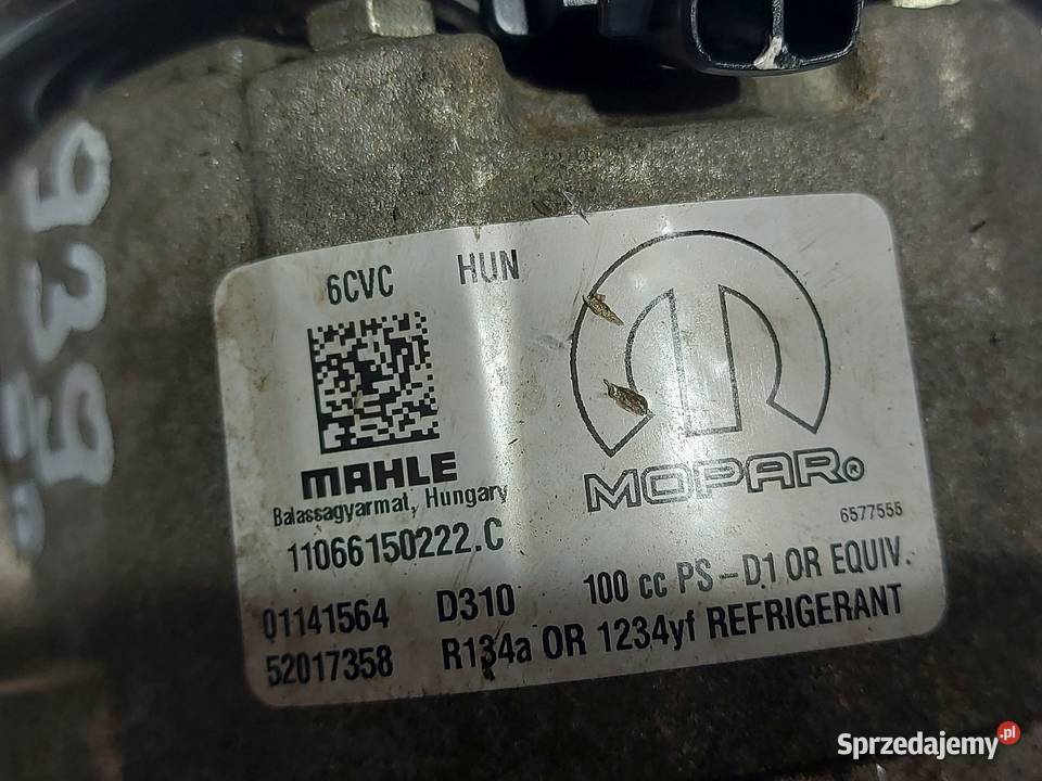 DOBLO TIPO 16 CDTI EURO6 940C1000 120 sprężarka Kielce