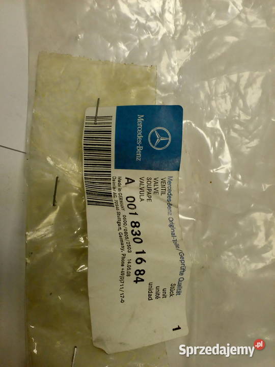 0018301684 Zawór nagrzewnicy DB1317 sprzedam