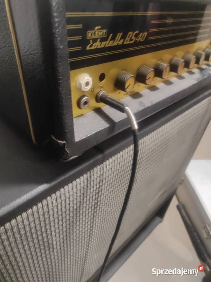 Lampowy zestaw do basu vintage Echolette BS 40 Sprzęt estradowy, studyjny i DJ-ski śląskie Żywiec sprzedam