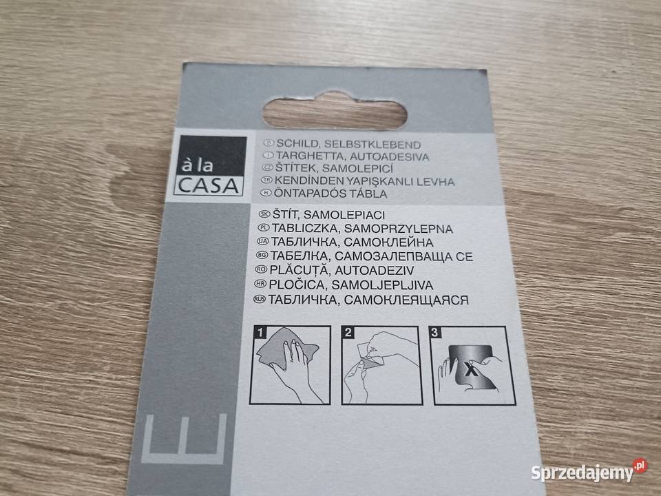 Tabliczka samoprzylepna inox zakaz telefonowania