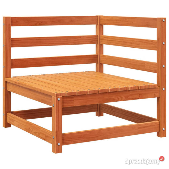 2osobowa sofa ogrodowa z podnóżkiem woskowy brąz Warszawa