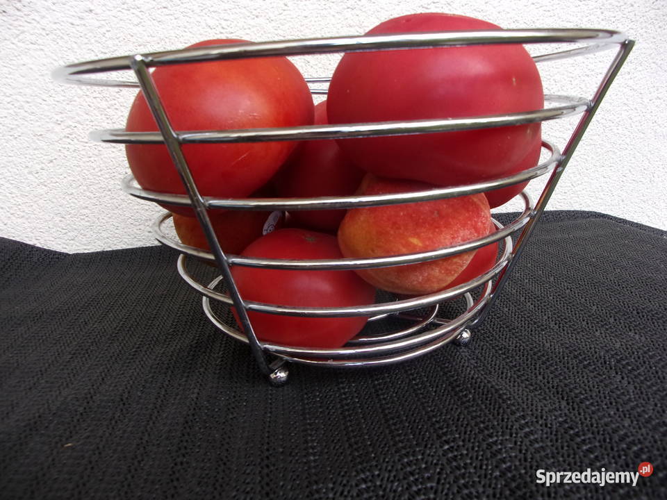 Piękny chromowany duży Kosz na owoce firmy DUKA inny kolor Warszawa