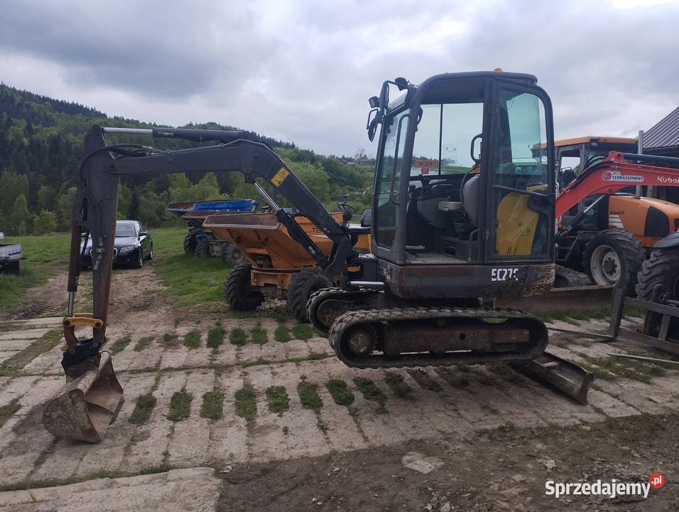 minikoparka VOLVO EC27 c jcb kubota takeuchi nie Sucha Beskidzka