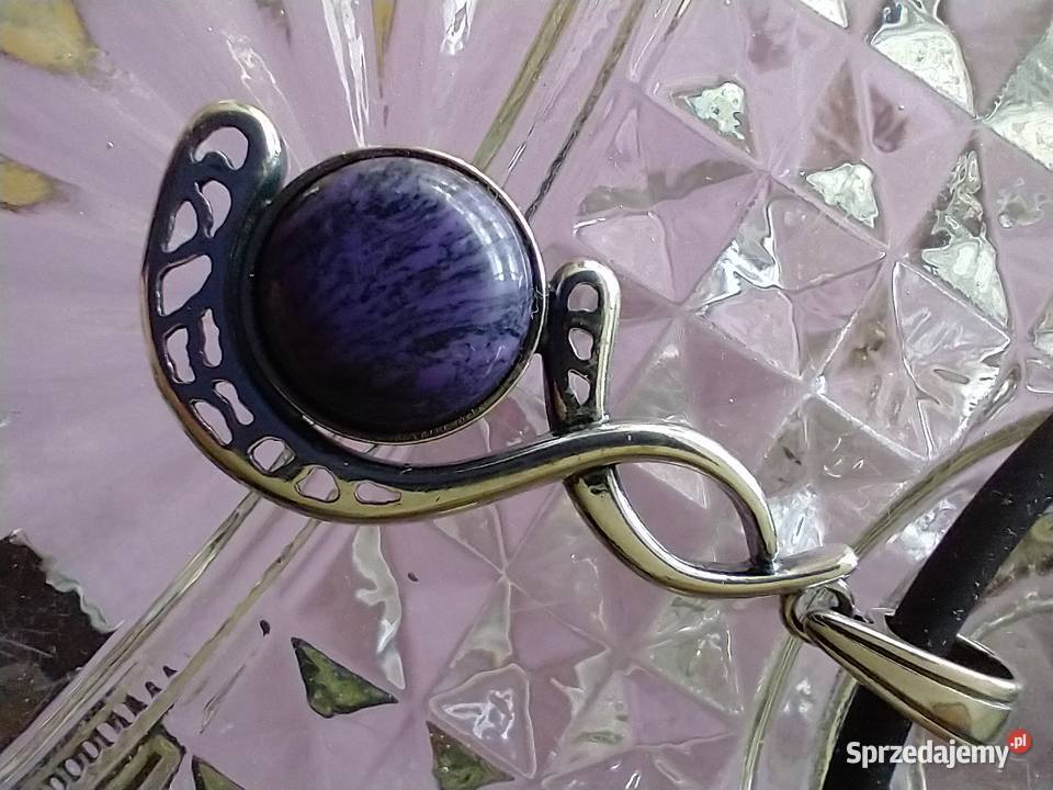 Autorski wisior srebro 925 naturalny kamieniem Łódź