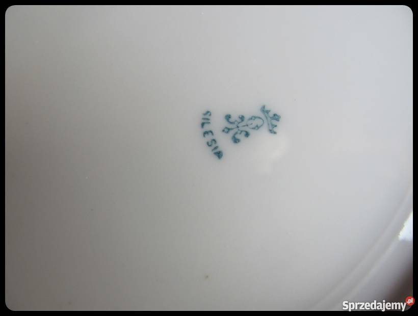 Talerz płaski obiadowy biały SILESIA Płock sprzedam