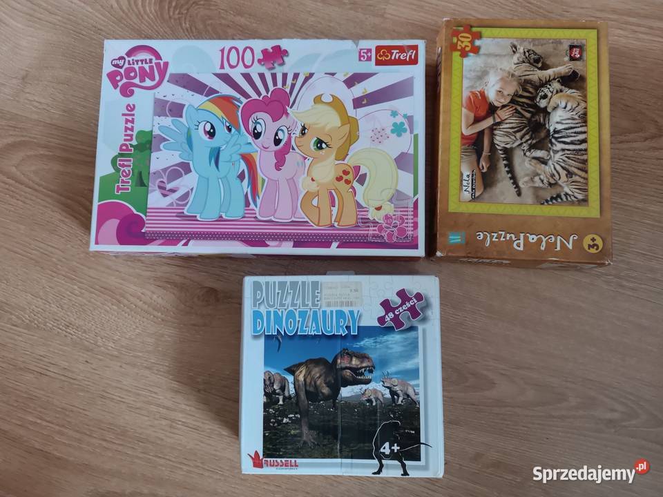 Zestaw 6 x puzzle i 1 x gra ortograficzna dzieci Szczyrk