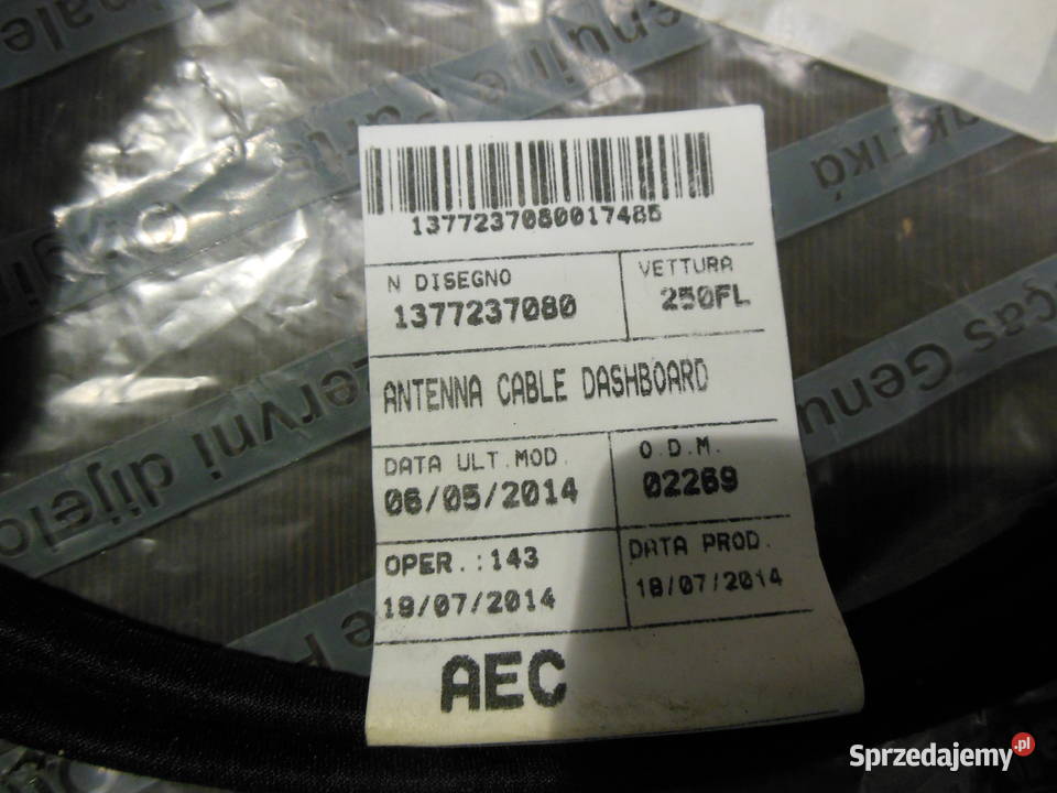 WIĄZKA ANTENY FIAT DUCATO BOXER JUMPER Kozy sprzedam