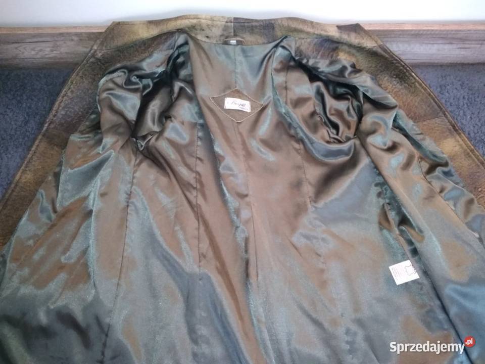 Płaszcz damski ze skóry naturalnej w kolorze Wiosenna/Jesienna  Łódź