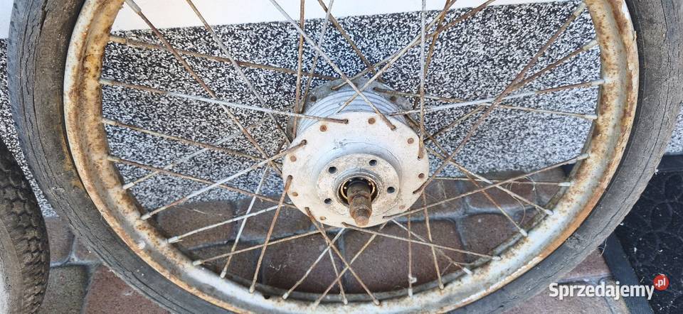 Zabytkowe koła do motoroweru RometKomar Rawicz sprzedam