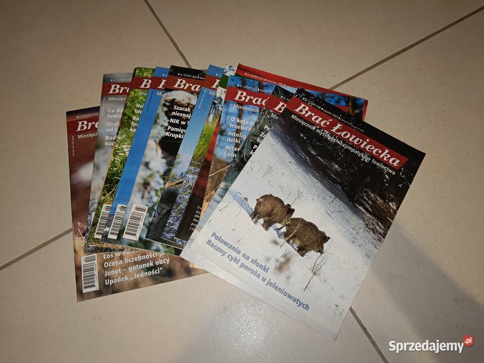 Czasopisma Brać łowiecka z 2003 roku Jarosław sprzedam