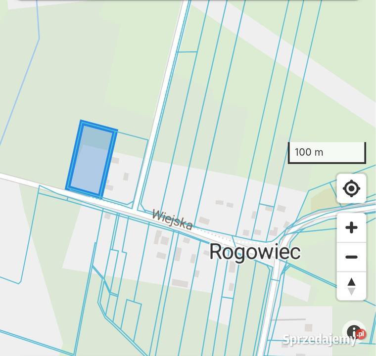 Sprzedam działkę budowlano usługową Rogowiec gm 30zł/m2 Sprzedaż Bełchatów