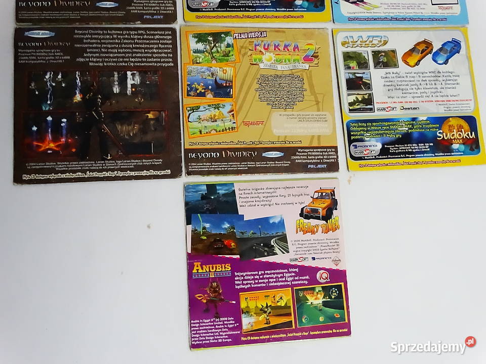 Gry na PC 10 Biłgoraj sprzedam