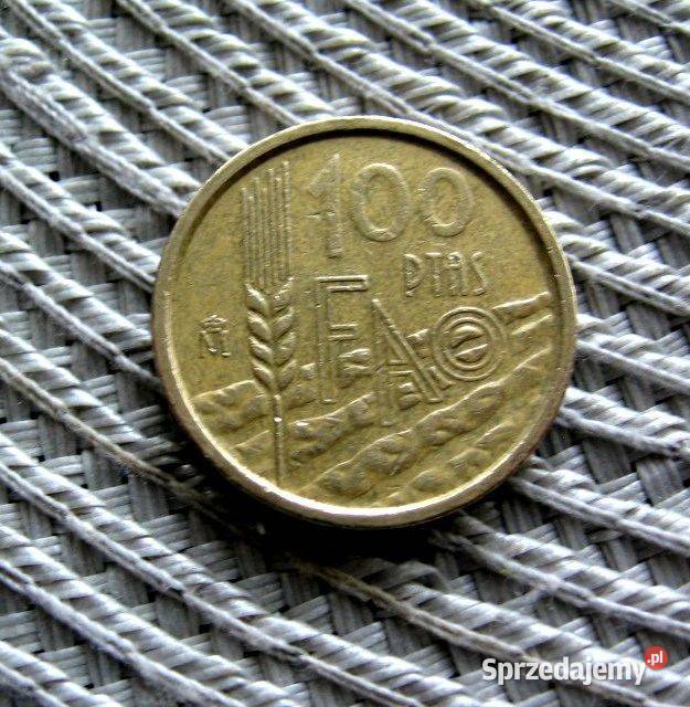 Hiszpania 100 Pesos 1995r FAO wielkopolskie Kalisz