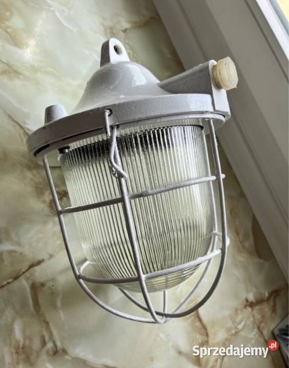 Lampa przemysłowa loft C200 vintage antyk Poznań sprzedam