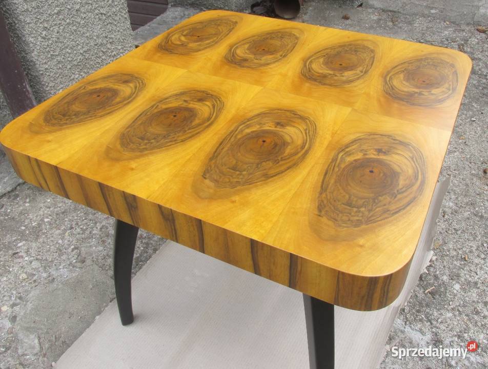 Stolik Art Deco Halabala H259 1950r orzech podlaskie