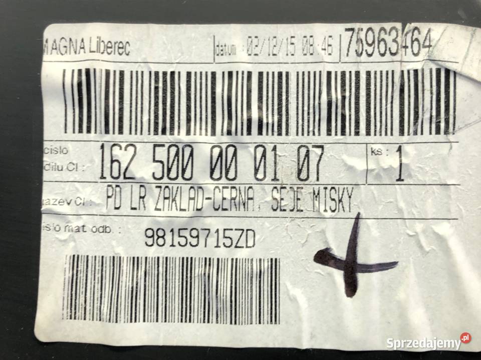 SCHOWEK CITROEN C3 PICASSO Minivan PÓŁKA WNĘKA osobowe