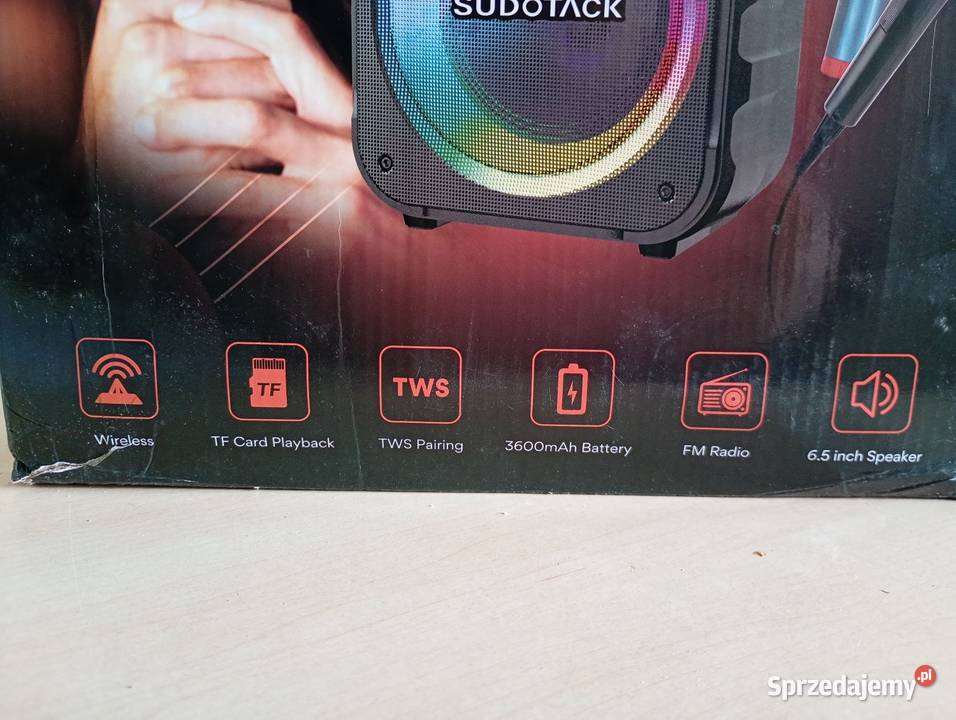 Głośnik przenośny Karaoke Sudotack SP70 Przysucha