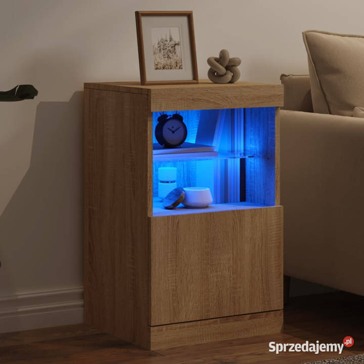 Szafka z oświetleniem LED dąb sonoma 41x37x67 Warszawa
