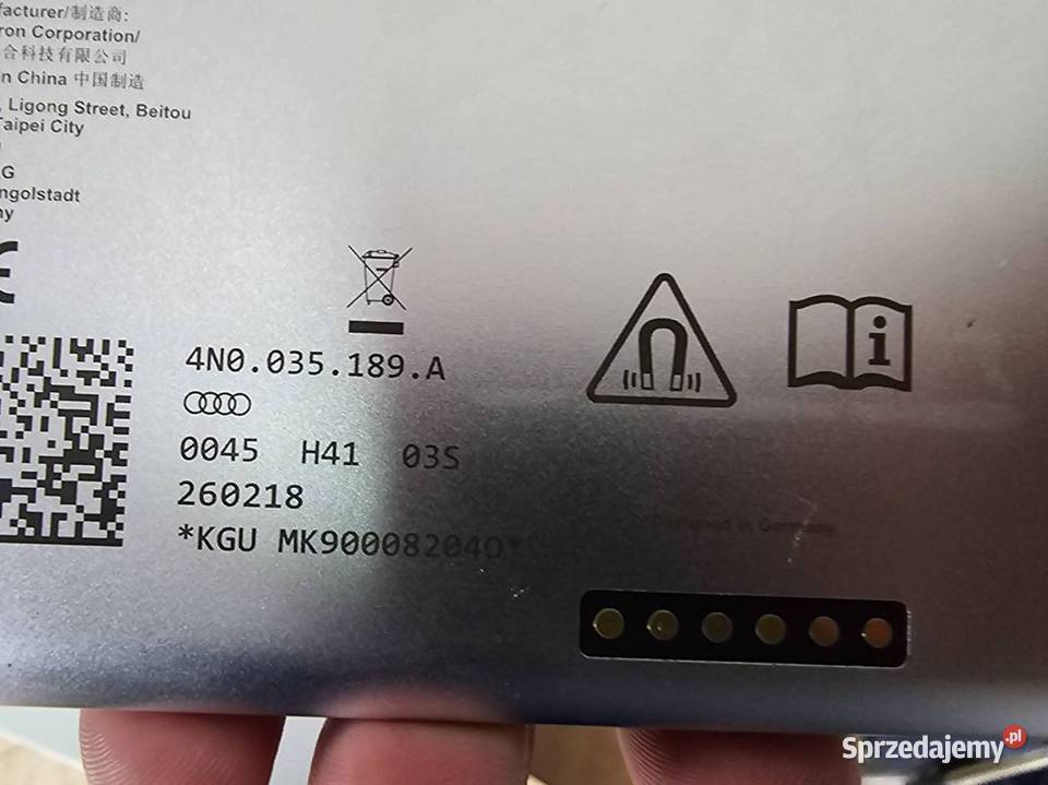 WYŚWIETLACZ PANEL AUDI A8 L D5 4N 4N0035189A Lipno